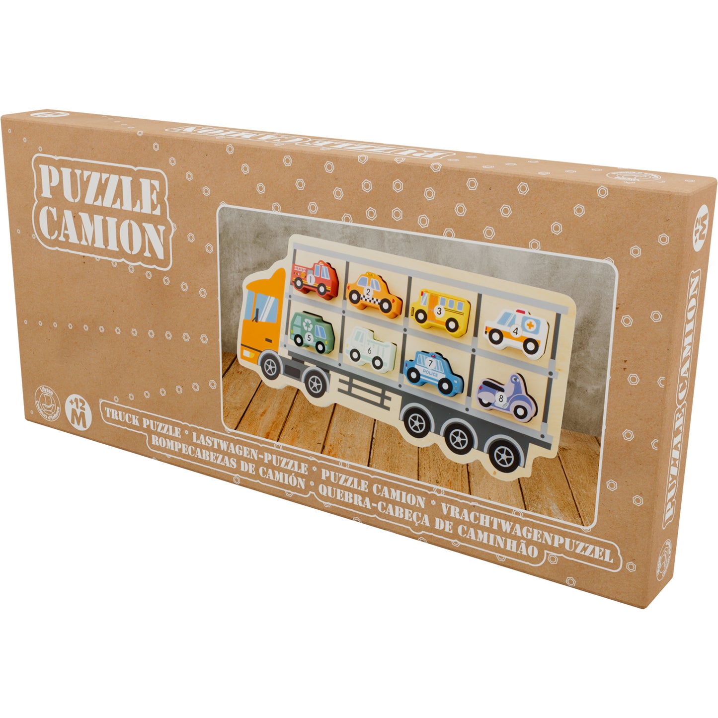 Puzzle : Camion Porte Voitures (8 pcs)