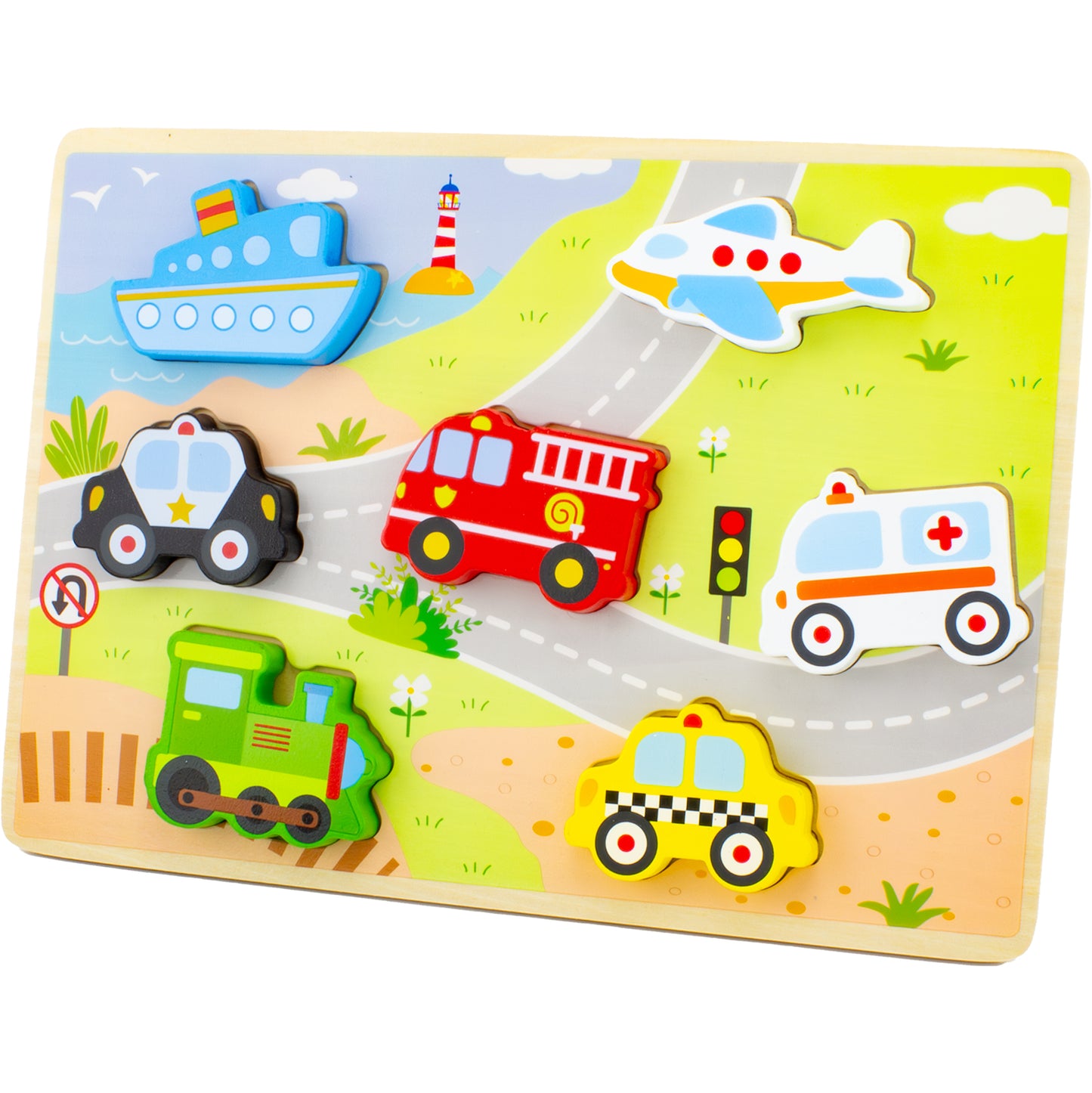 Puzzle : Les Véhicules (7 pcs)