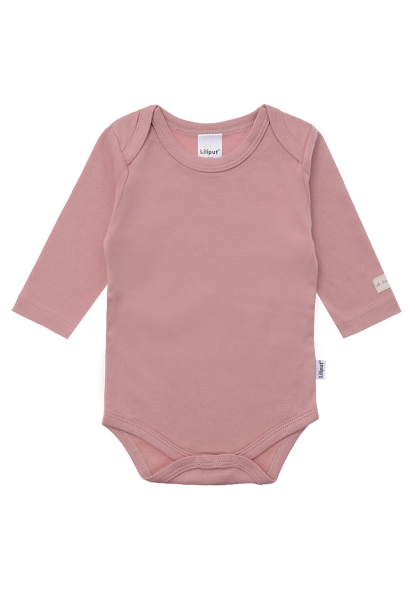 Lot de 2 Bodies Manches longues - Blanc & Vieux Rose