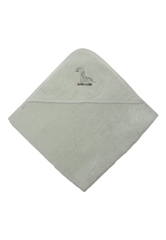 Cape de Bain à Capuche pour Bébé - Vert Pastel