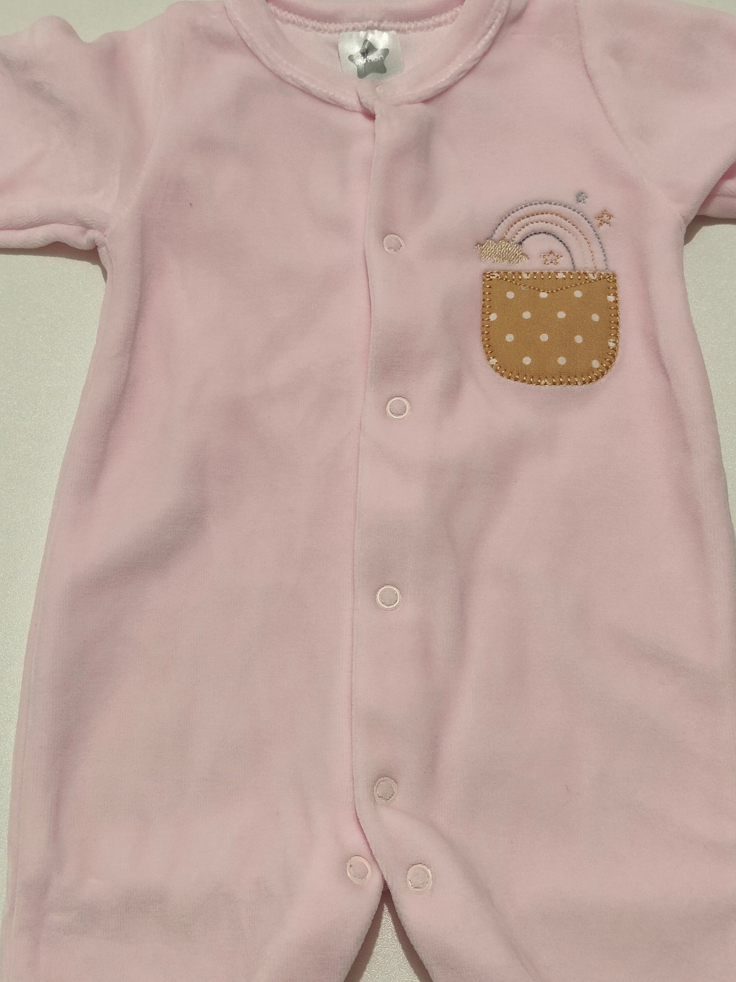 Pyjama en Velours - Rose