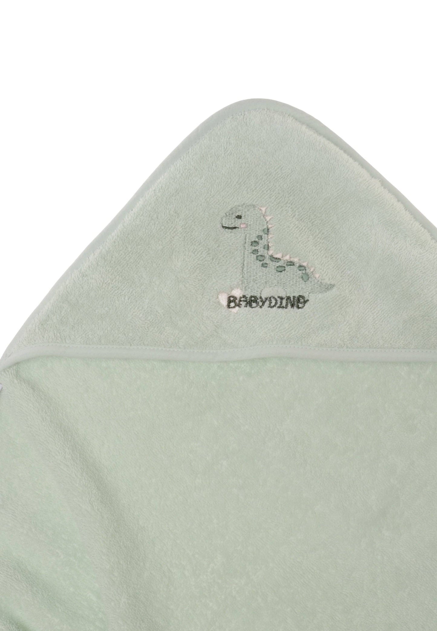 Cape de Bain à Capuche pour Bébé - Vert Pastel