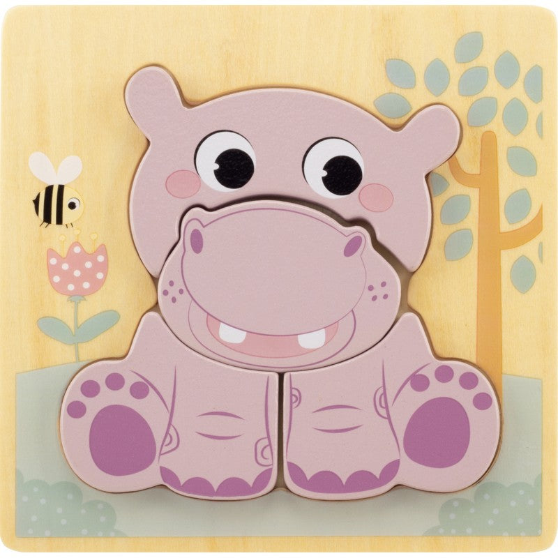 Lot de 4 Mini Puzzles : La Jungle