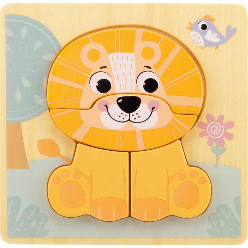 Lot de 4 Mini Puzzles : La Jungle