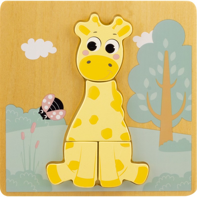 Lot de 4 Mini Puzzles : La Jungle