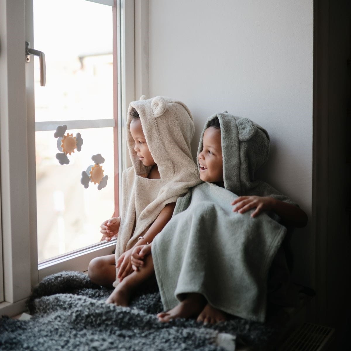 Poncho De Bain - Beige