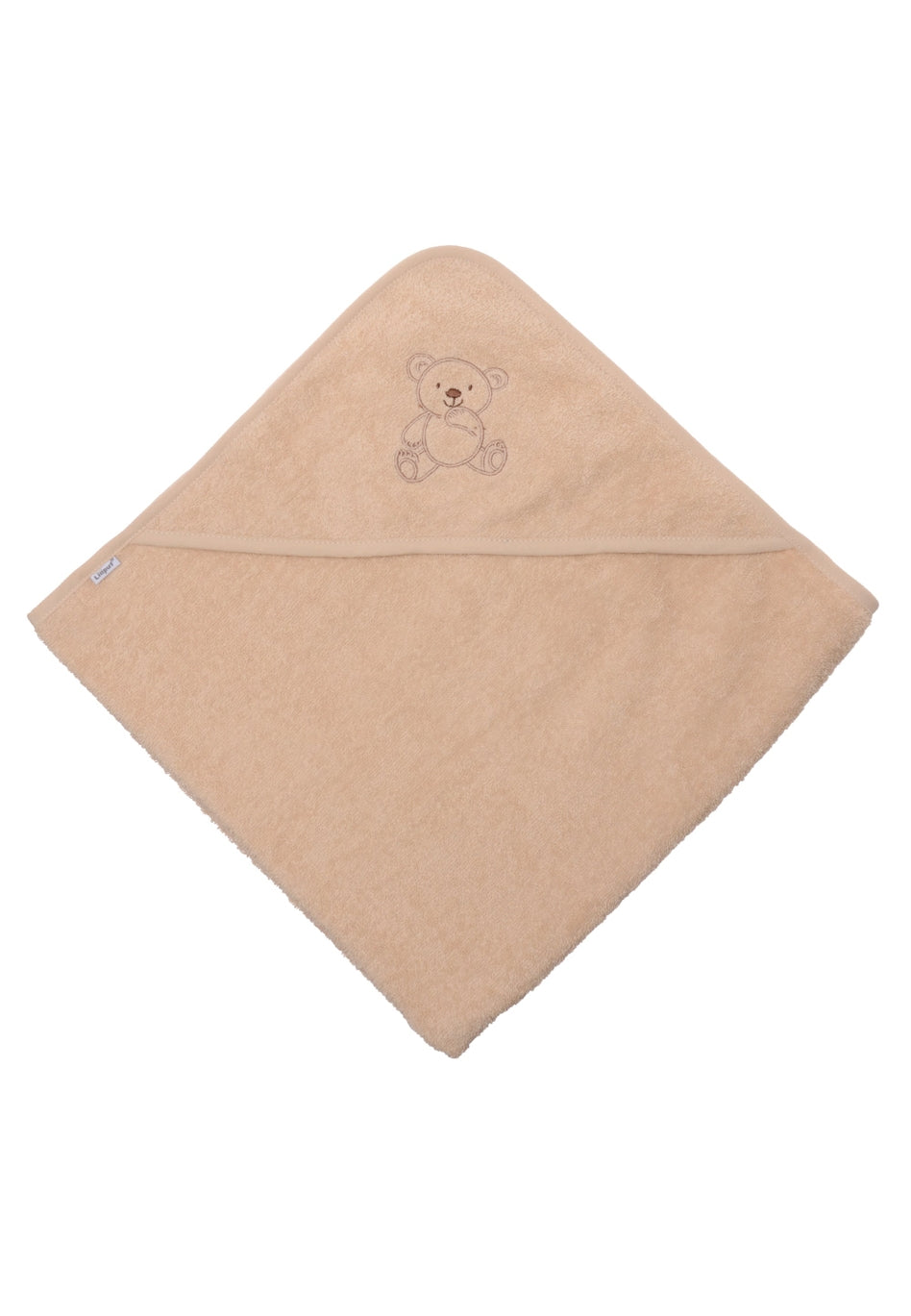 Cape de Bain à Capuche pour Bébé - Beige Sable