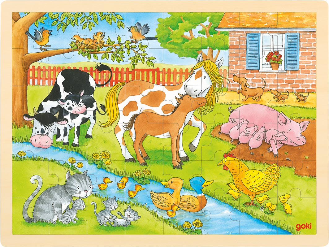 Puzzle - Vie à La Ferme 48 Pièces