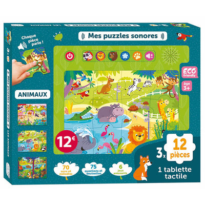 Mes Puzzles Sonores - Animaux