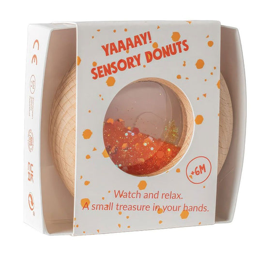Donuts Sensoriel - Orange paillettes