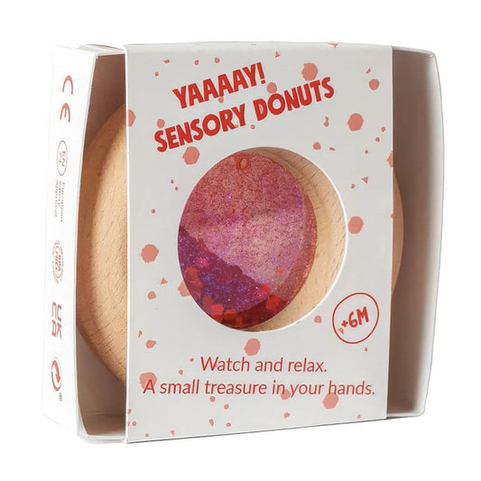 Donuts Sensoriel - Rouge paillettes