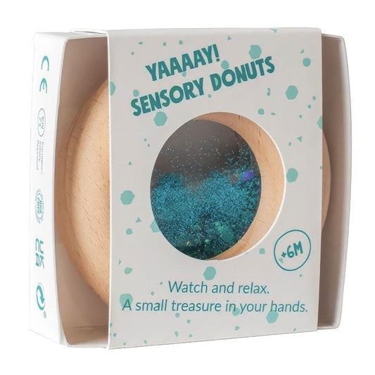 Donuts Sensoriel - Turquoise paillettes
