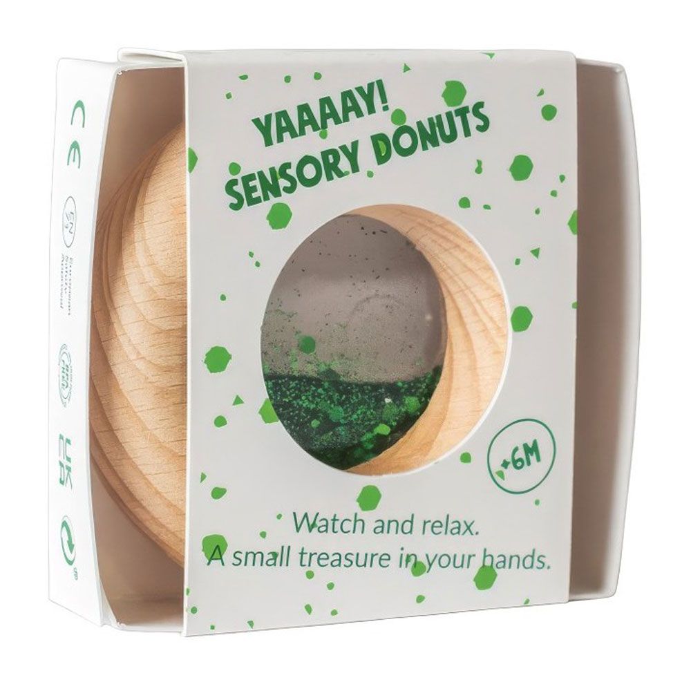 Donuts Sensoriel - Vert paillettes