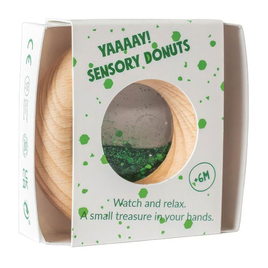 Donuts Sensoriel - Vert paillettes