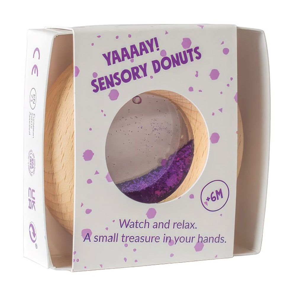 Donuts Sensoriel - Violet paillettes