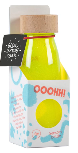 Bouteille Sensorielle - Jaune Fluorescente