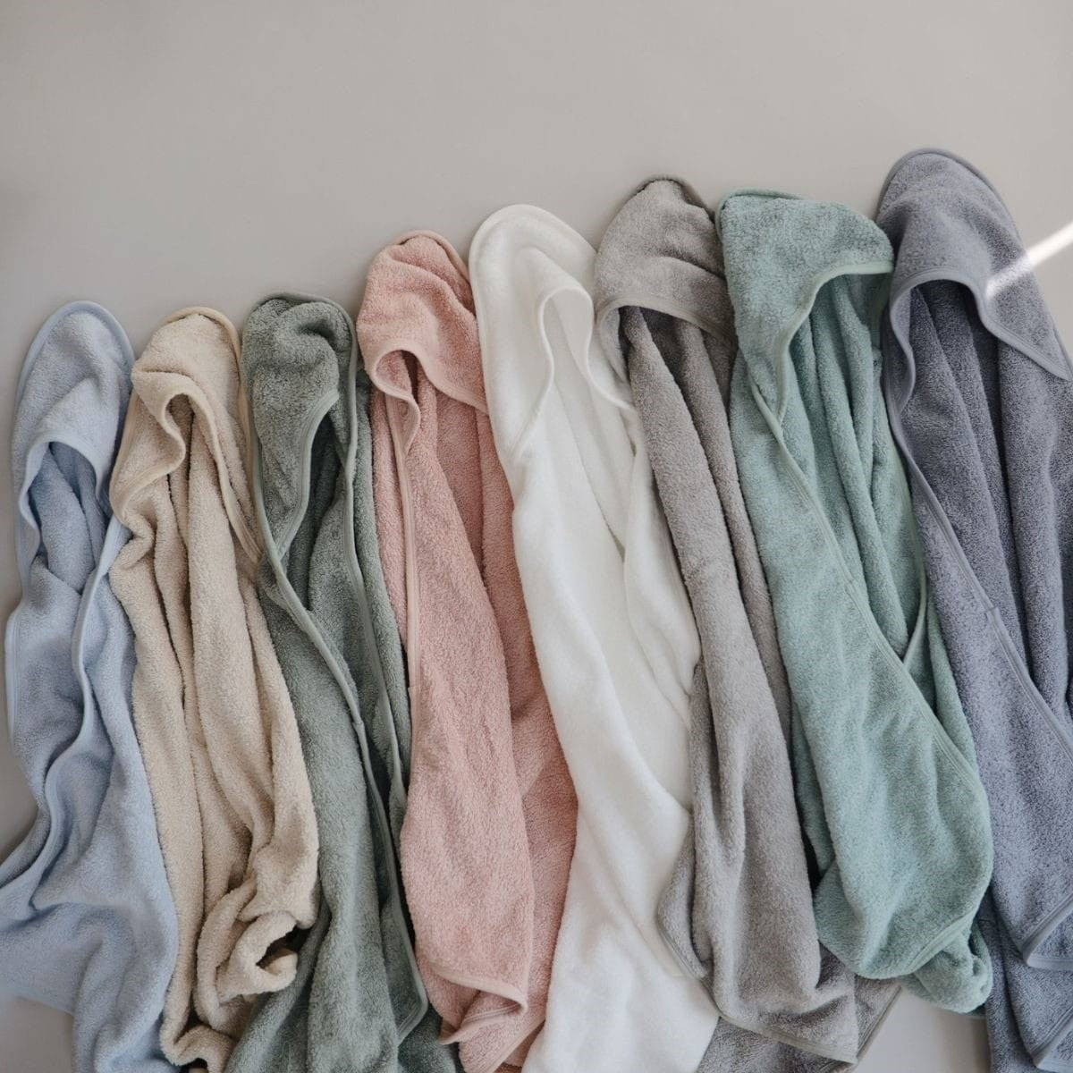 Cape de Bain à capuche - Gris