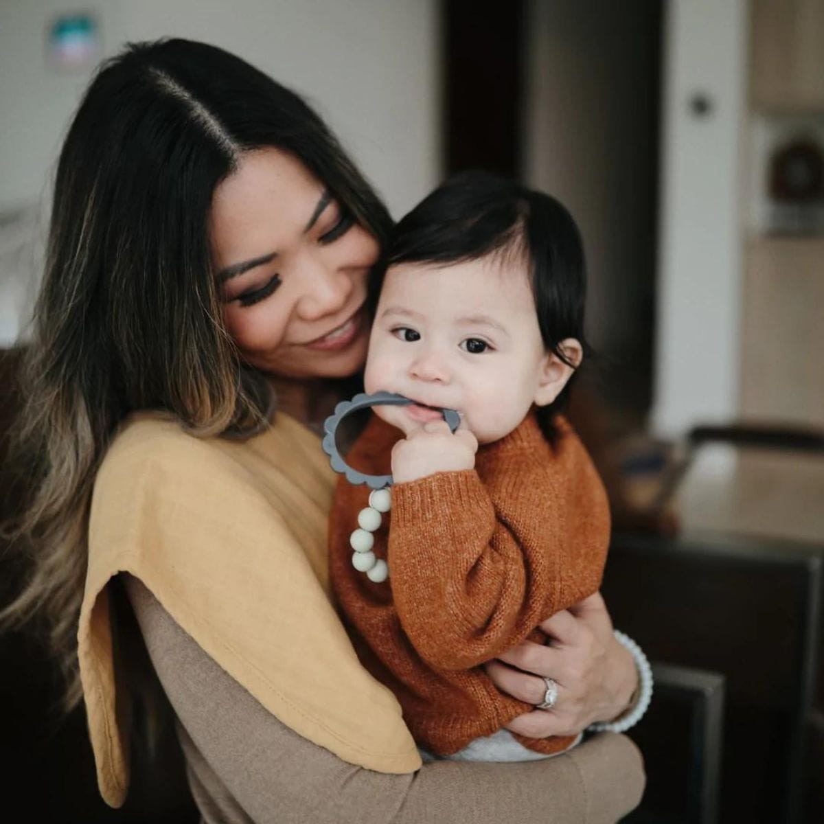 Lot de 3 bracelet de dentition Fleur