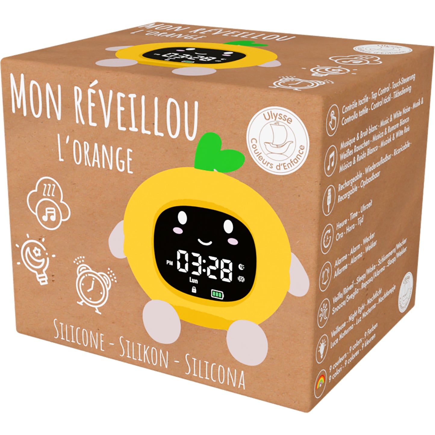 Veilleuse Réveil : L'Orange