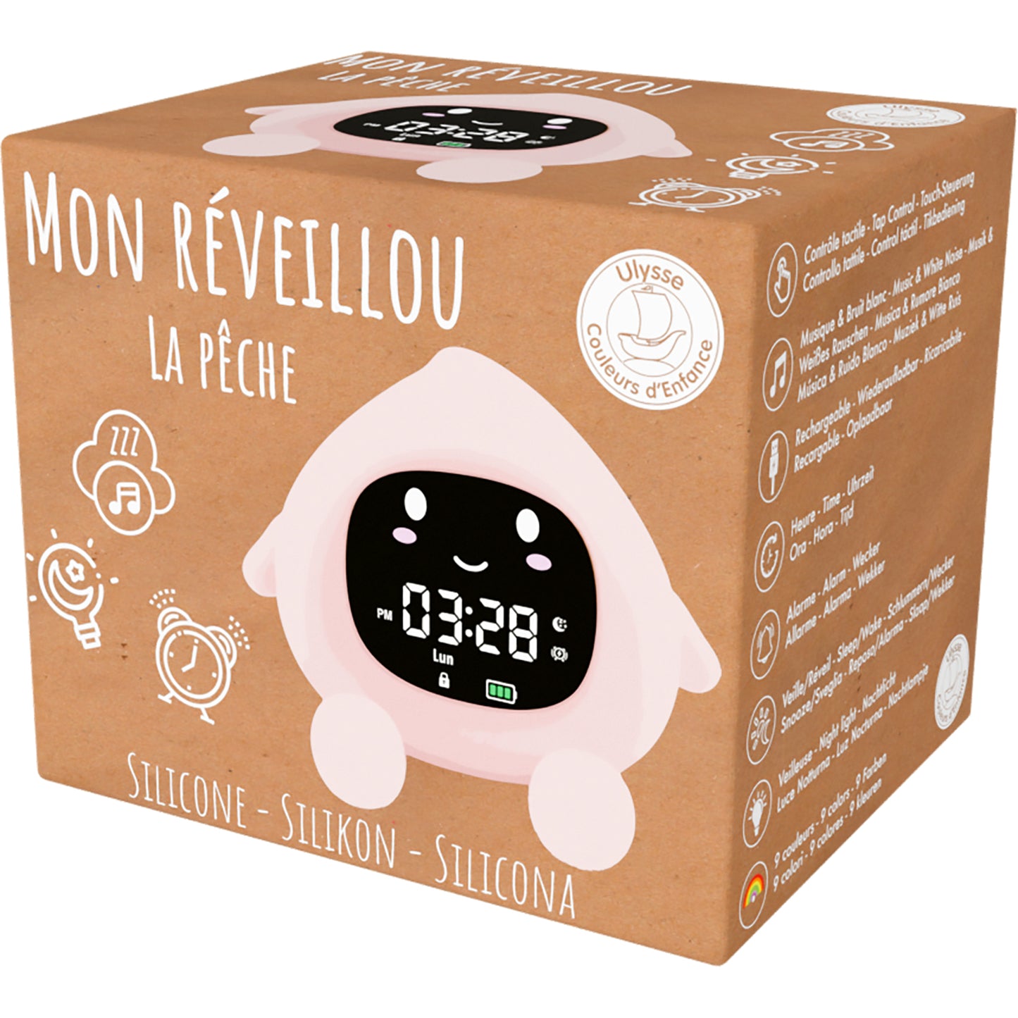 Veilleuse Réveil : La pêche
